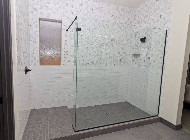 Natural Stone Tile in Shower